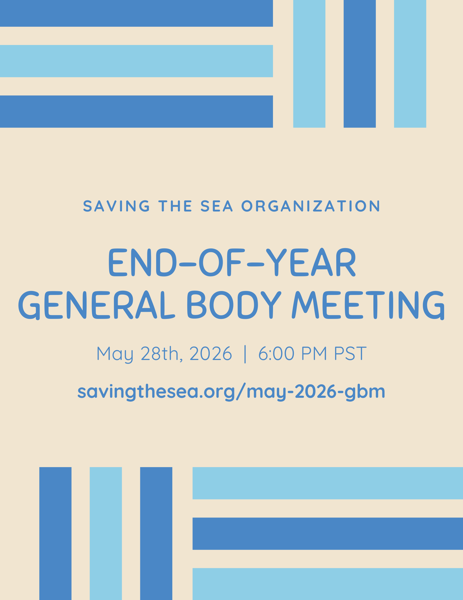 May 2026 End-of-Year General Body Meeting